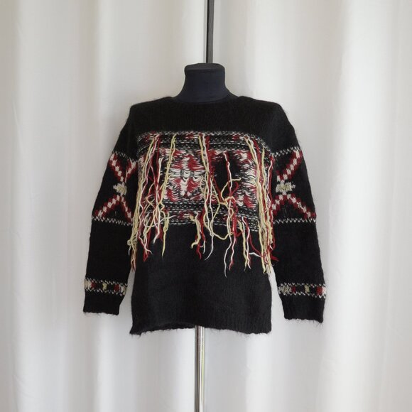 Isabel Marant Black and Red Sweater - Picture 2 of 7